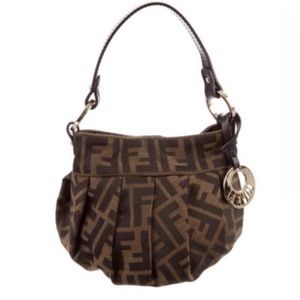 Fendi Bucket Bag Brown/Black Baguettes